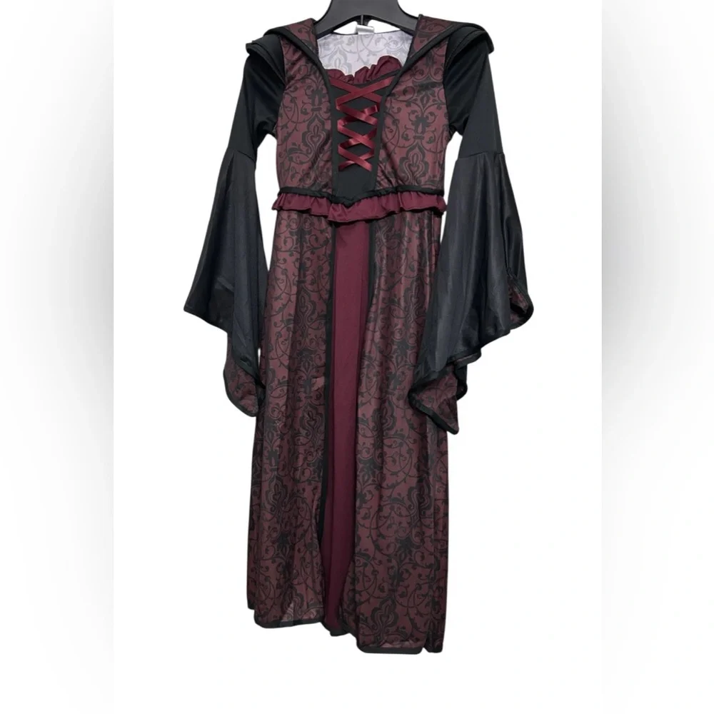 Vintage Victorian Vampire Halloween Costume Girls size small  Dress whimsygoth